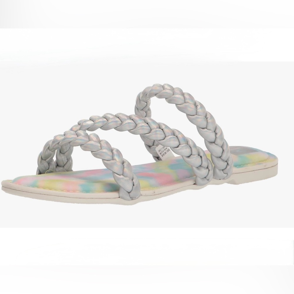 Braided multicolor girl sandal